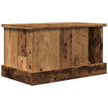 (old wood, 30 x 50 x 28 cm) vidaXL Storage Box Garden Tool Chest Outdoor Storage Bin Box Engineered Wood