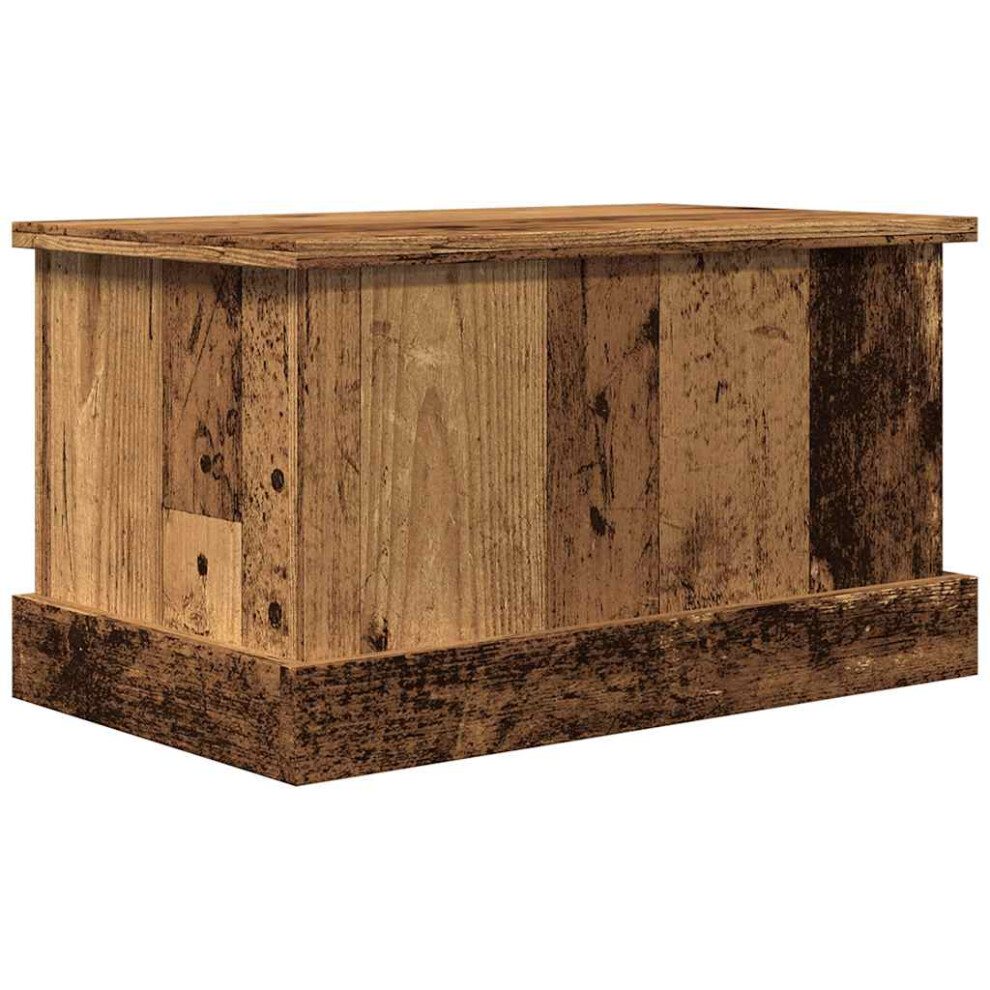 Vidaxl (Old Wood, 30 X 50 X 28 Cm) Storage Box Garden Tool Chest Outdoor Storage Bin Box Engineered Wood - Image 3