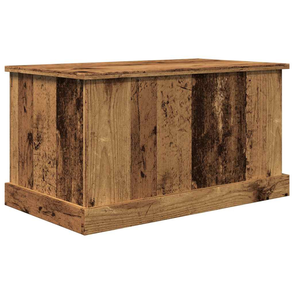 (old wood, 70 x 40 x 38 cm) vidaXL Storage Box Garden Tool Chest Outdoor Storage Bin Box Engineered Wood