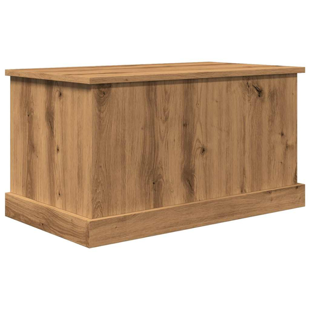 Vidaxl (Artisan Oak, 70 X 40 X 38 Cm) Storage Box Garden Tool Chest Outdoor Storage Bin Box Engineered Wood