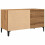 VidaXL (artisan oak) vidaXL Record Cabinet Sideboard Storage Cabinet Engineered Wood 6