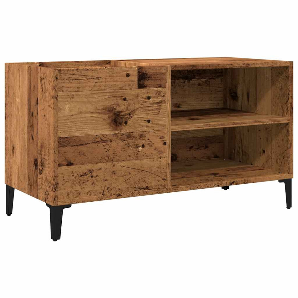 Vidaxl (Old Wood) Record Cabinet Sideboard Storage Cabinet Engineered Wood