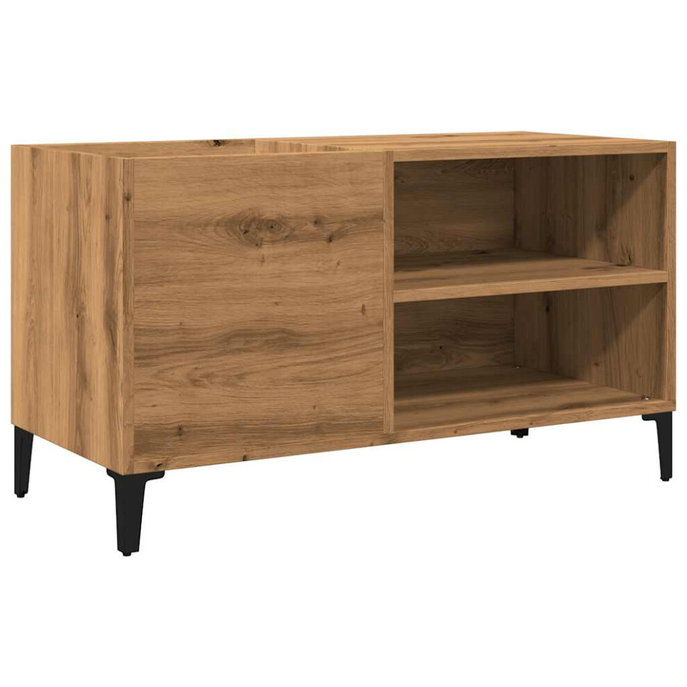 (artisan oak) vidaXL Record Cabinet Sideboard Storage Cabinet Engineered Wood