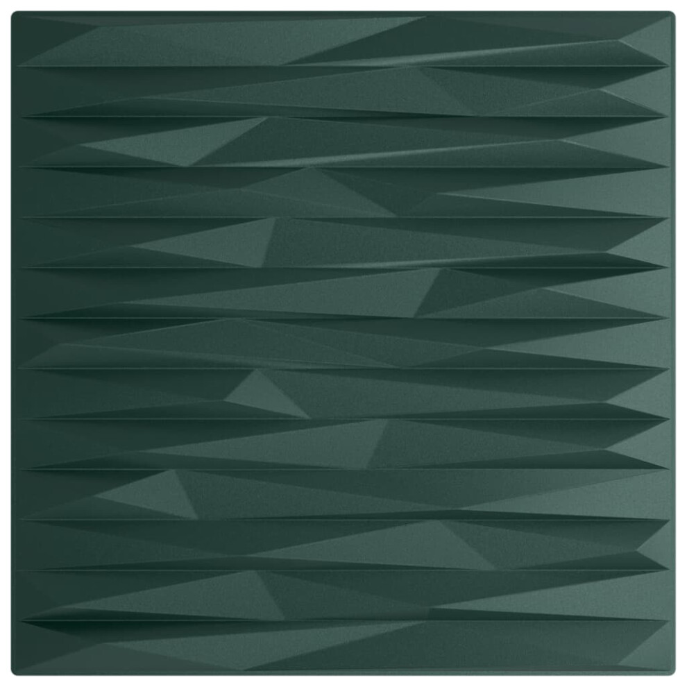 (stone green, 12 pcs) vidaXL 3D Wall Panels Self-adhesive Wall Panel Decor Wallpaper Wall Covering