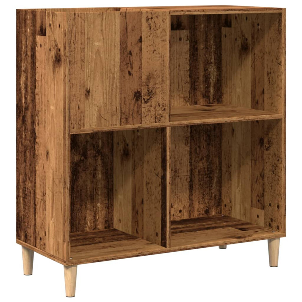 Vidaxl (Old Wood) Record Cabinet Sideboard Storage Cabinet Engineered Wood