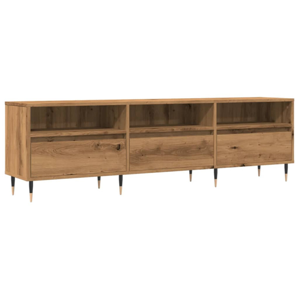 (artisan oak) vidaXL TV Cabinet TV Stand TV Unit Media Cabinet Old Wood Engineered Wood