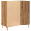 VidaXL (artisan oak) vidaXL Record Cabinet Sideboard Storage Cabinet Engineered Wood 6