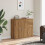 VidaXL (artisan oak) vidaXL Sideboard Home Storage Side Cabinet Cupboard Highboard Engineered Wood 3