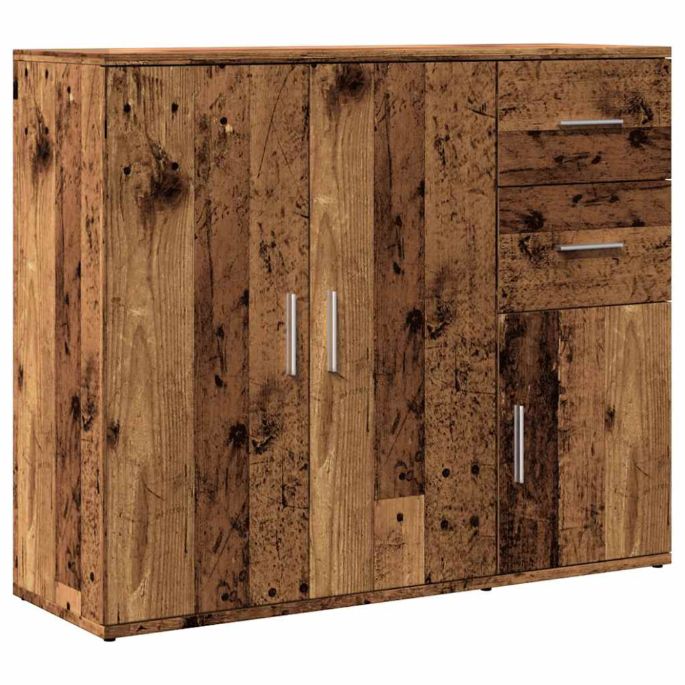 Vidaxl (Old Wood) Sideboard Home Storage Side Cabinet Cupboard Highboard Engineered Wood