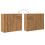 VidaXL (artisan oak) vidaXL Sideboard Home Storage Side Cabinet Cupboard Highboard Engineered Wood 8