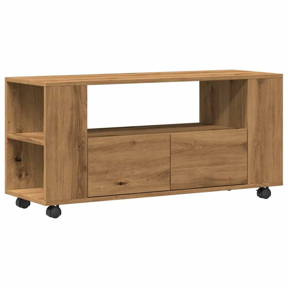 (artisan oak) vidaXL TV Cabinet TV Unit Sideboard Media Cabinet TV Stand Engineered Wood