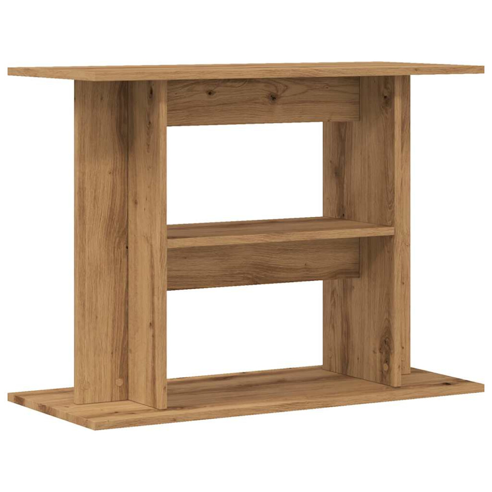 Vidaxl (Artisan Oak, 80 X 35 X 60 Cm) Aquarium Stand Fish Tank Stand Cabinet Aquarium Base Engineered Wood