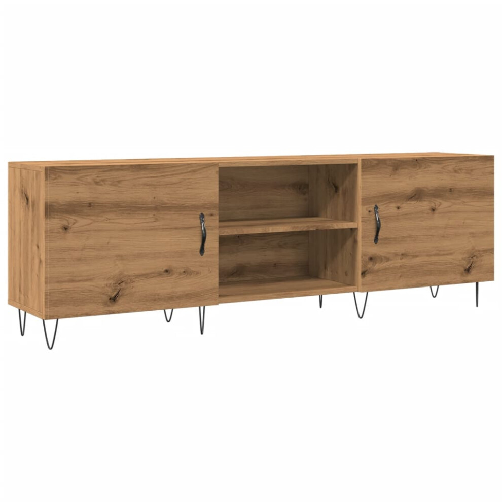 (artisan oak) vidaXL TV Cabinet TV Stand Entertainment Centre Engineered Wood