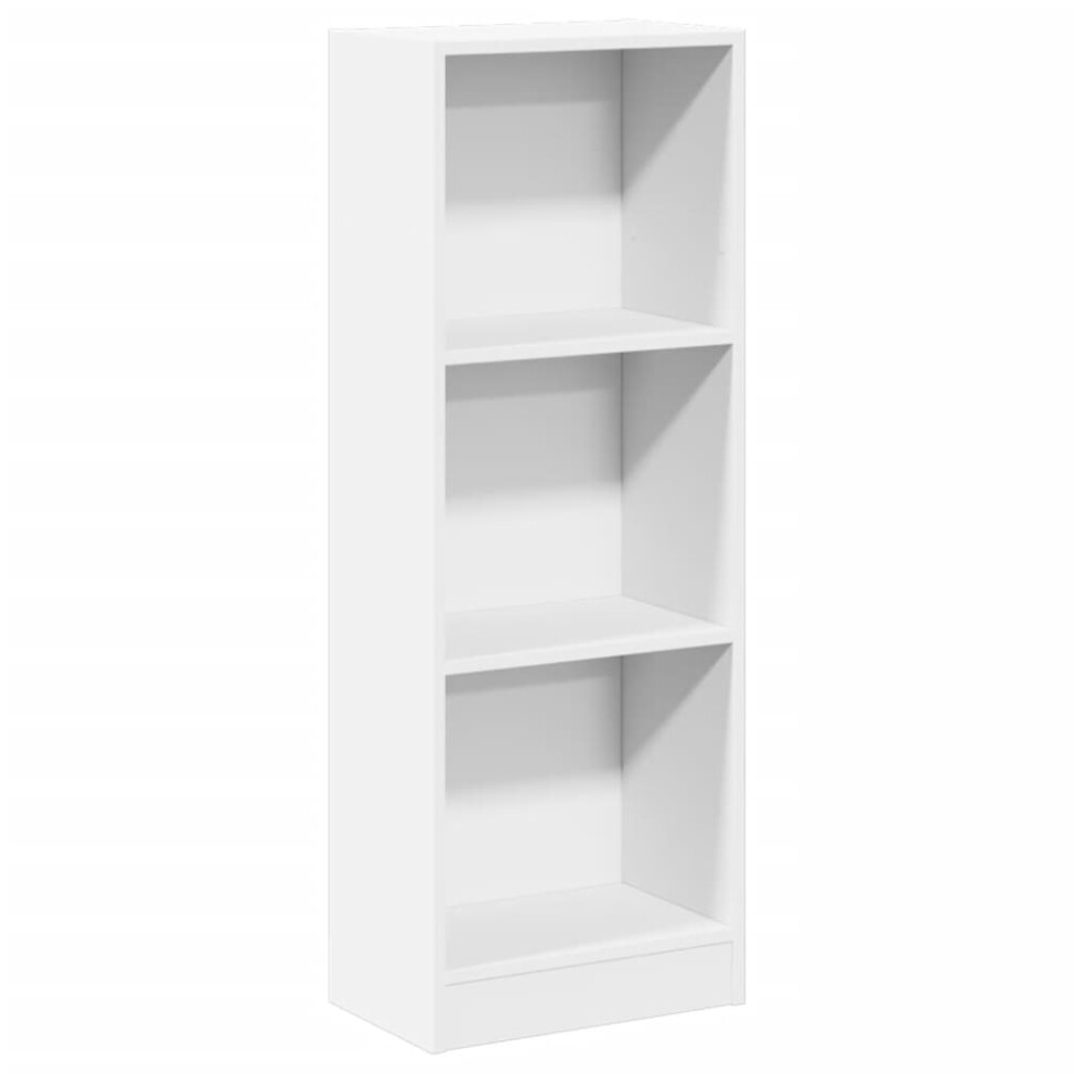 (white, 40 x 24 x 109 cm) vidaXL Book Cabinet Display Rack Bookshelf Storage Shelf Rack Engineered Wood