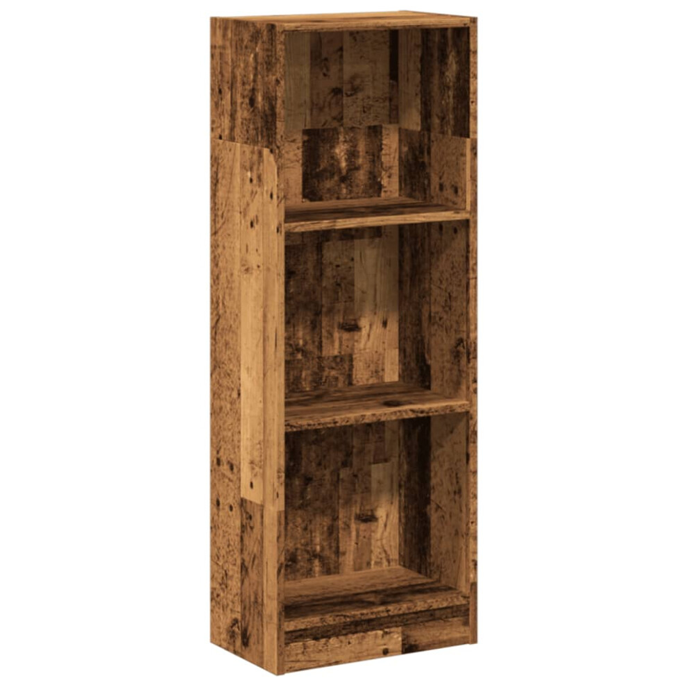 (old wood, 40 x 24 x 109 cm) vidaXL Book Cabinet Display Rack Bookshelf Storage Shelf Rack Engineered Wood