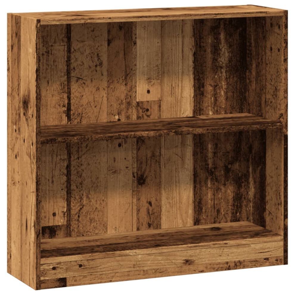 (old wood, 80 x 24 x 76 cm) vidaXL Book Cabinet Display Rack Bookshelf Storage Shelf Rack Engineered Wood