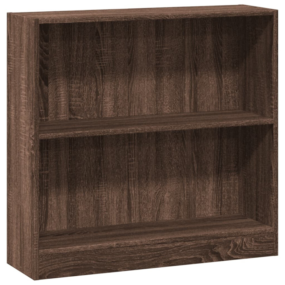 (brown oak, 80 x 24 x 76 cm) vidaXL Book Cabinet Display Rack Bookshelf Storage Shelf Rack Engineered Wood