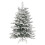 VidaXL (150 cm) vidaXL Artificial Hinged Christmas Tree Pre Lit Xmas Tree with Flocked Snow 2