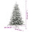 VidaXL (210 cm) vidaXL Artificial Hinged Christmas Tree Pre Lit Xmas Tree with Flocked Snow 4