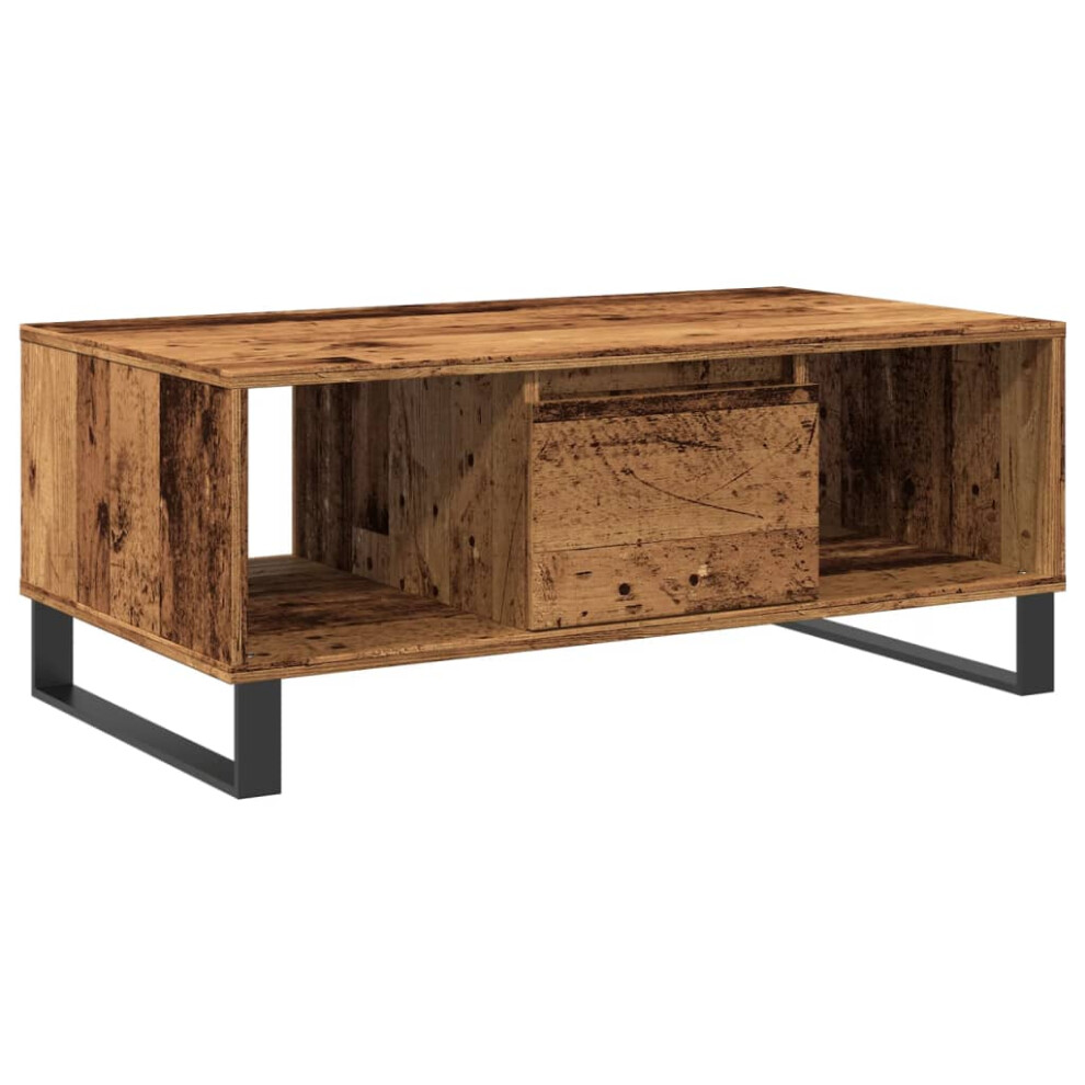 Vidaxl (Old Wood) Coffee Table Hallway End Table Side Table Engineered Wood