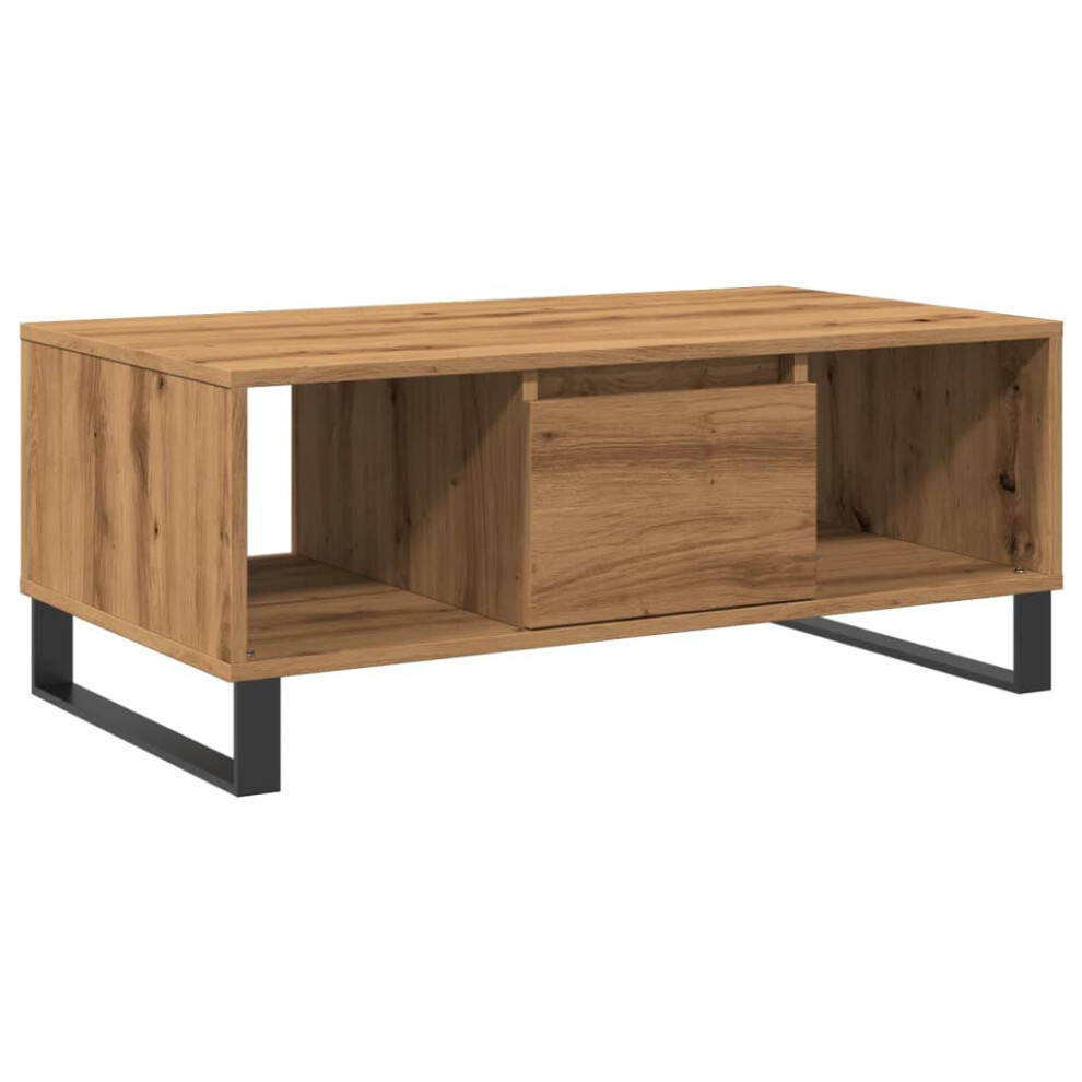 Vidaxl (Artisan Oak) Coffee Table Hallway End Table Side Table Engineered Wood Brown