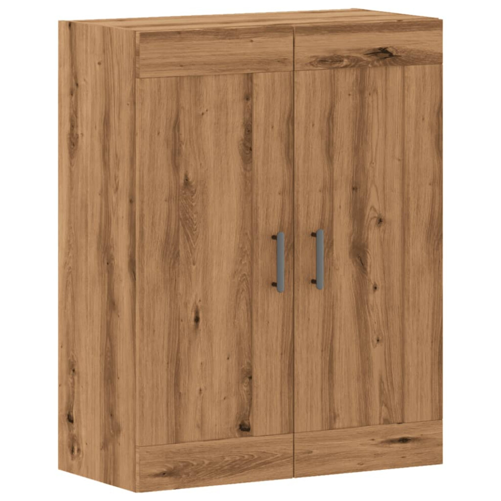 (artisan oak) vidaXL Wall Mounted Cabinet Wall Storage Cupboard Old Wood Engineered Wood