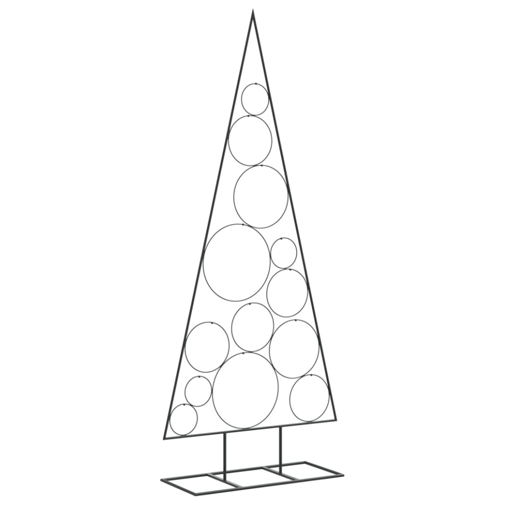 Vidaxl Metal Christmas Tree For Decoration Black 150 Cm, Black - Image 2