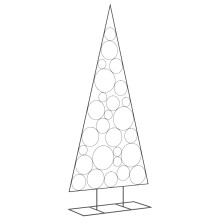 (210 cm) vidaXL Metal Christmas Tree for Decoration Outdoor Artificial Xmas Tree
