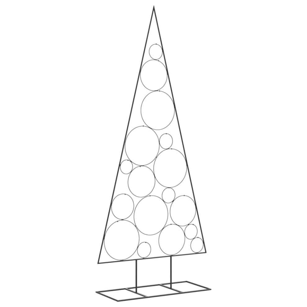 Vidaxl Metal Christmas Tree For Decoration Black 180 Cm, Black - Image 2