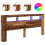 VidaXL (old wood) vidaXL LED Headboard Bed Header Bedroom Storage Bed Headboard Engineered Wood 1