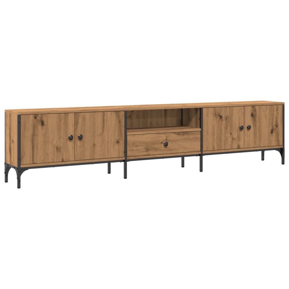 (artisan oak) vidaXL TV Cabinet with Drawer TV Unit Media Cabinet TV Stand Engineered Wood