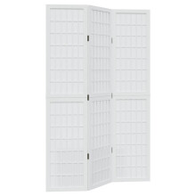 (40 x 180 cm/ 3 piece) vidaXL Room Divider Panels Office Privacy Screen Solid Wood Paulownia