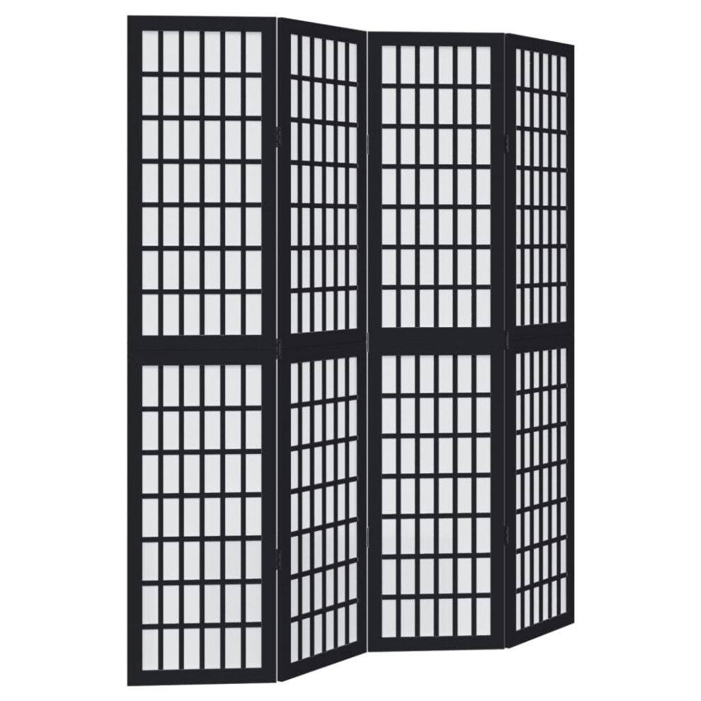 Vidaxl (40 X 180 Cm/ 4 Piece) Room Divider Panels Office Privacy Screen Solid Wood Paulownia