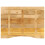 VidaXL (100 x 80 x 2.5 cm) vidaXL Desk Top Replacement Dining Table Top Rectangular Solid Wood Acacia 5