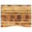VidaXL (100 x 80 x 2.5 cm) vidaXL Desk Top Replacement Dining Table Top Rectangular Solid Wood Acacia 1
