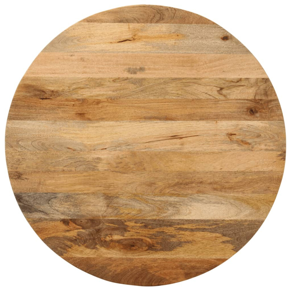 Vidaxl (Solid Mango Wood, 70 X 3.8 Cm) Table Top Replacement Board Dining Table Top Wooden Furniture Top Round