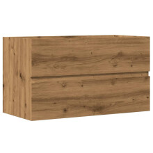(artisian oak, 90 x 38.5 x 45 cm) vidaXL Sink Cabinet Bathroom Vanity Unit Wall Storage Cupboard Engineered Wood