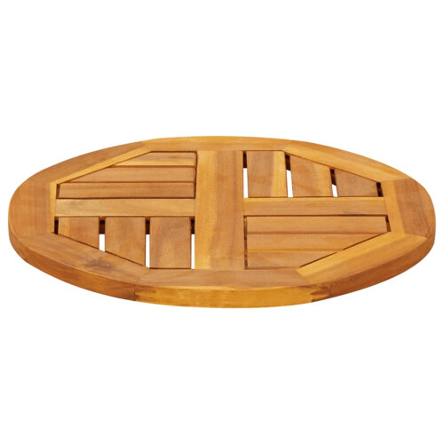 VidaXL (Round, 40 cm) vidaXL Table Top Replacement Board Desktop Dining Table Top Solid Wood Acacia 2