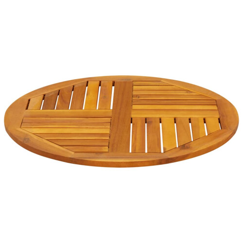 VidaXL (Round, 70 cm) vidaXL Table Top Replacement Board Desktop Dining Table Top Solid Wood Acacia 2