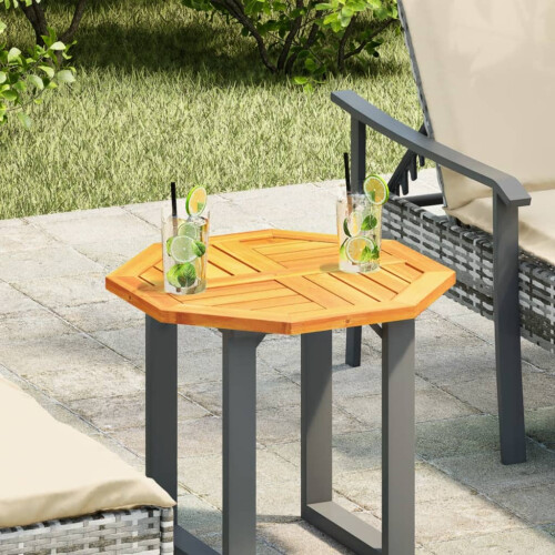 VidaXL (octagonal, 50 cm) vidaXL Table Top Replacement Board Desktop Dining Table Top Solid Wood Acacia 1