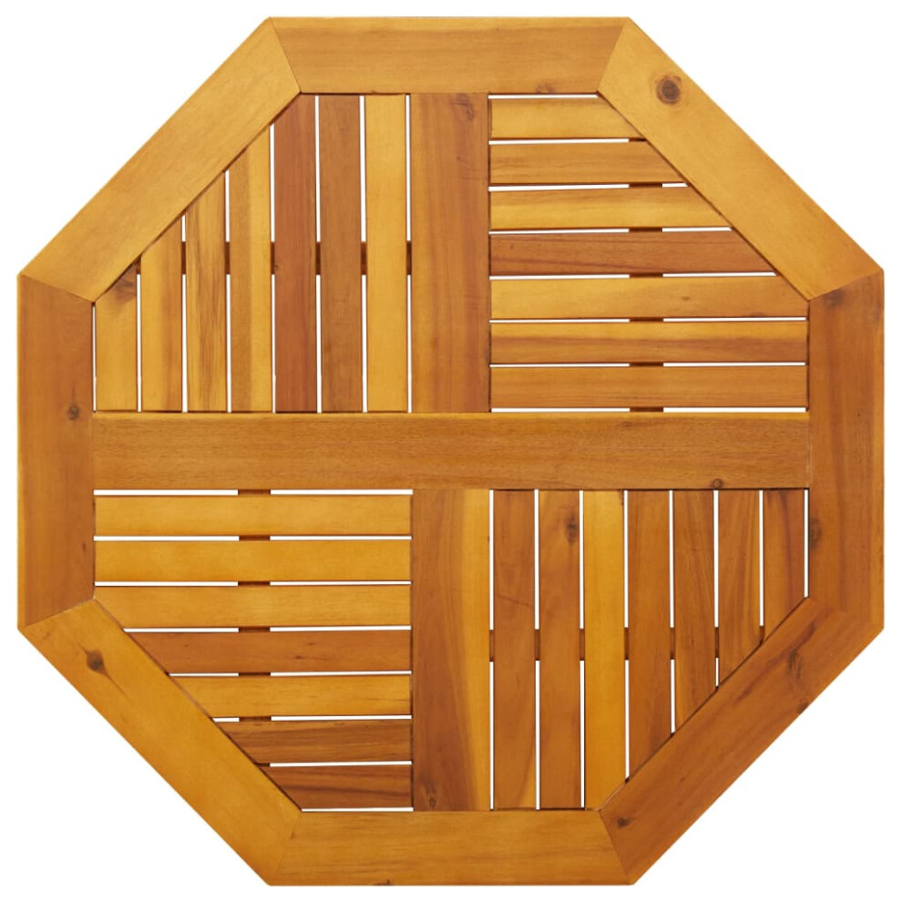Vidaxl (Octagonal, 80 Cm) Table Top Replacement Board Desktop Dining Table Top Solid Wood Acacia