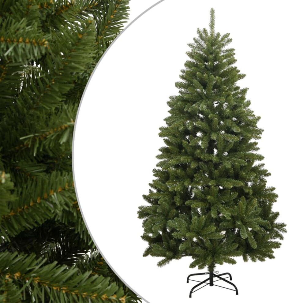 Vidaxl (Green, 180 Cm/ Basic) Artificial Hinged Christmas Tree Artificial Tree Leds And Ball Set