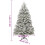 VidaXL (green and white, 180 cm/ Basic) vidaXL Artificial Hinged Christmas Tree Artificial Tree LEDs and Ball Set 4