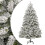 VidaXL (green and white, 180 cm/ Basic) vidaXL Artificial Hinged Christmas Tree Artificial Tree LEDs and Ball Set 1