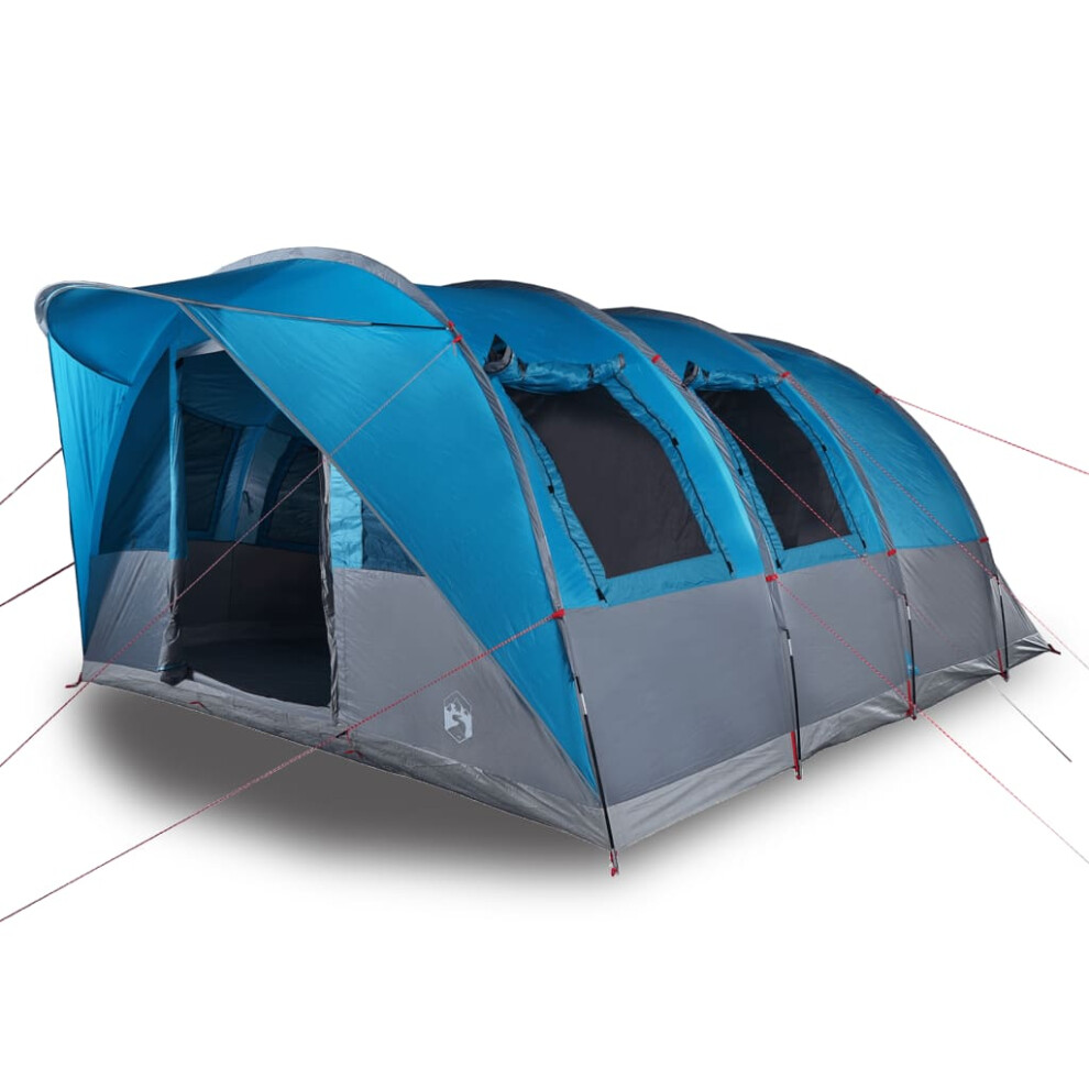 (blue) vidaXL Camping Tent Tunnel 5-Person Lightweight Tent Beach Tent Waterproof