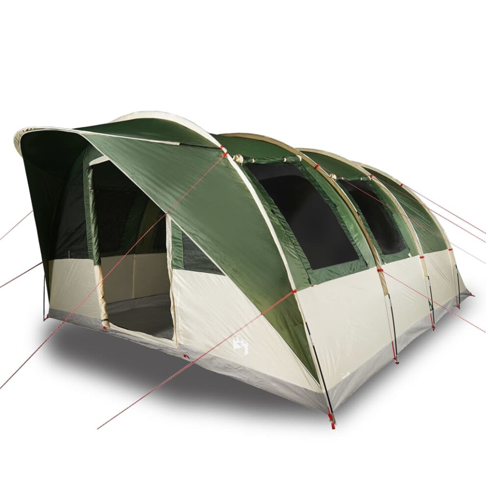 (green) vidaXL Camping Tent Tunnel 5-Person Lightweight Tent Beach Tent Waterproof