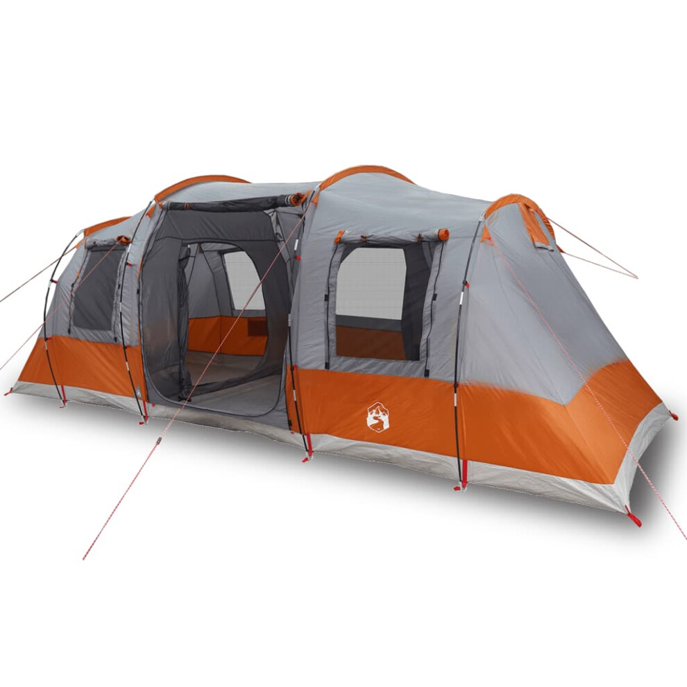 Vidaxl (Grey) Family Tent Tunnel 6-Person Camping Tent Lightweight Tent Waterproof Grey