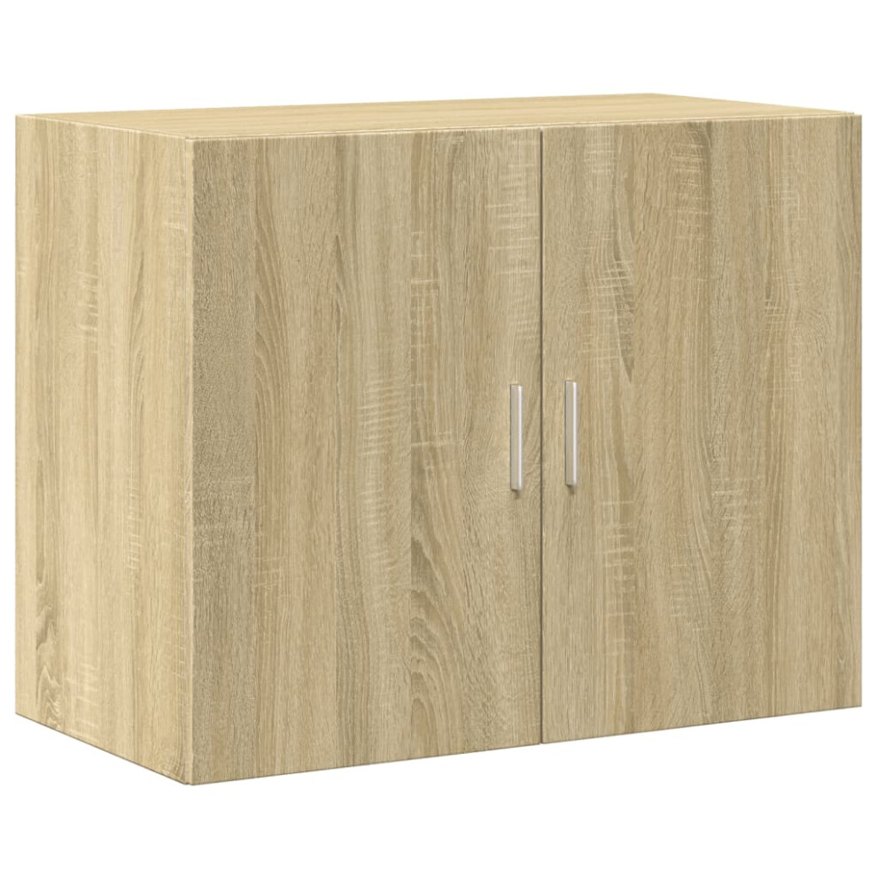 (sonoma oak) vidaXL Wall Cabinet Bathroom Wall Hanging Cabinet Engineered Wood