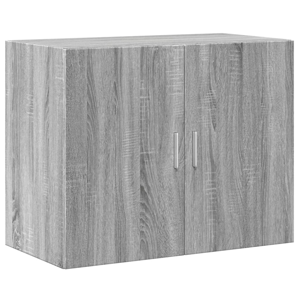 (grey sonoma) vidaXL Wall Cabinet Bathroom Wall Hanging Cabinet Engineered Wood