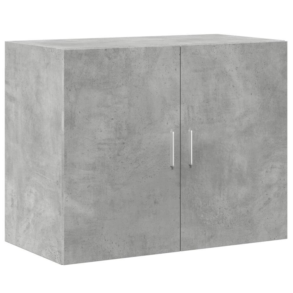 (concrete grey) vidaXL Wall Cabinet Bathroom Wall Hanging Cabinet Engineered Wood